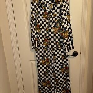 Printfresh Courtly Check Bagheera- Eco Satin Soho Set- Floral